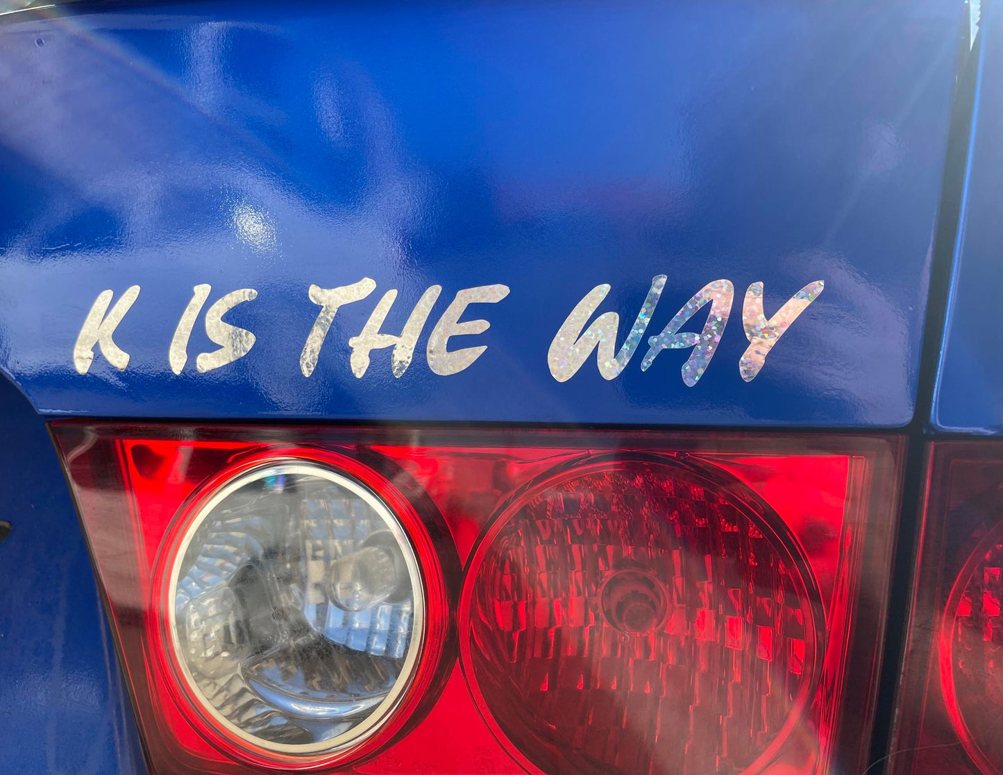 K IS THE WAY -DECAL