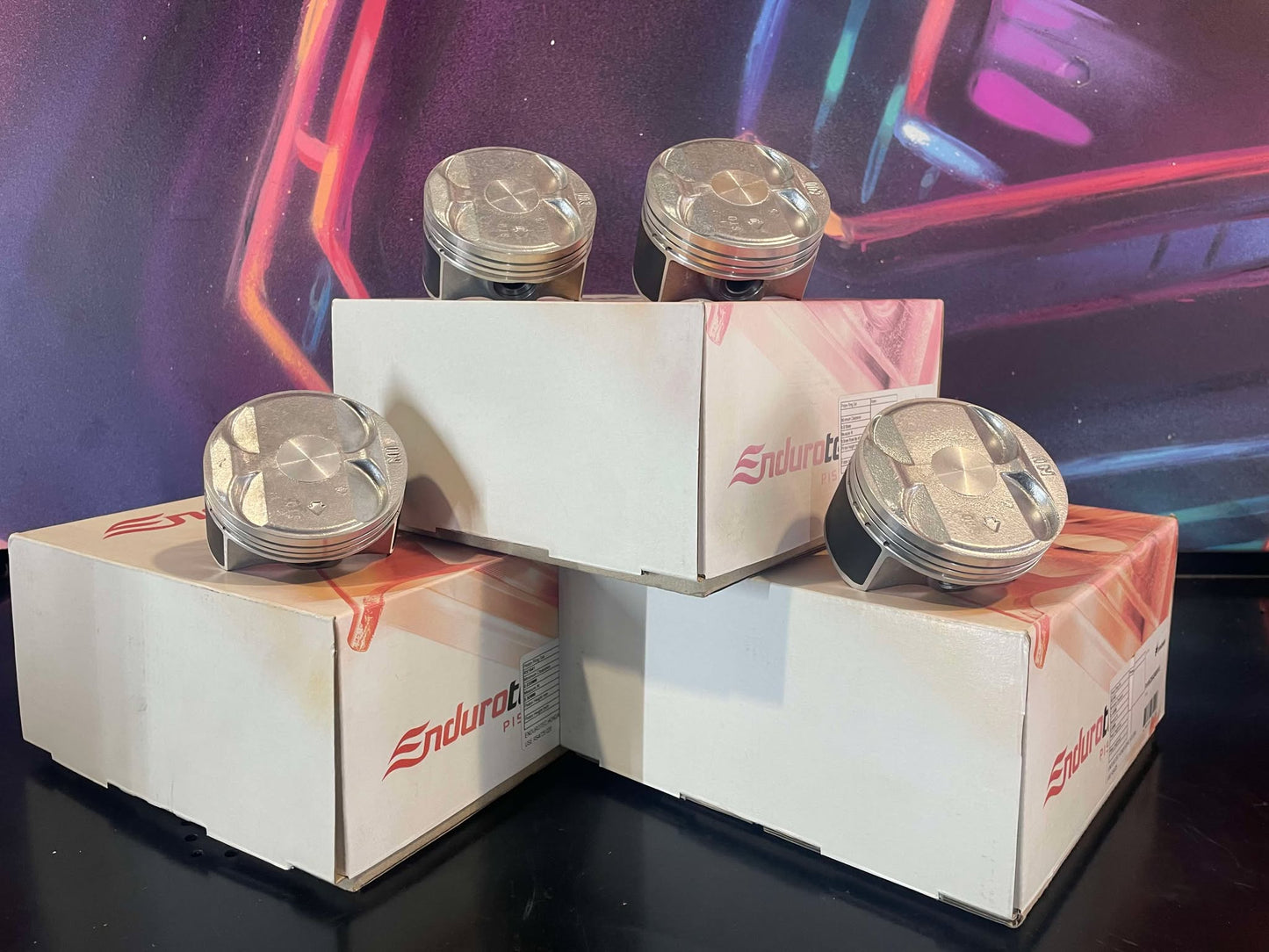 Endurotec OEM Replacement High Compression 11:1 Pistons – Honda K24A3 / K24Z3 (Standard Bore)