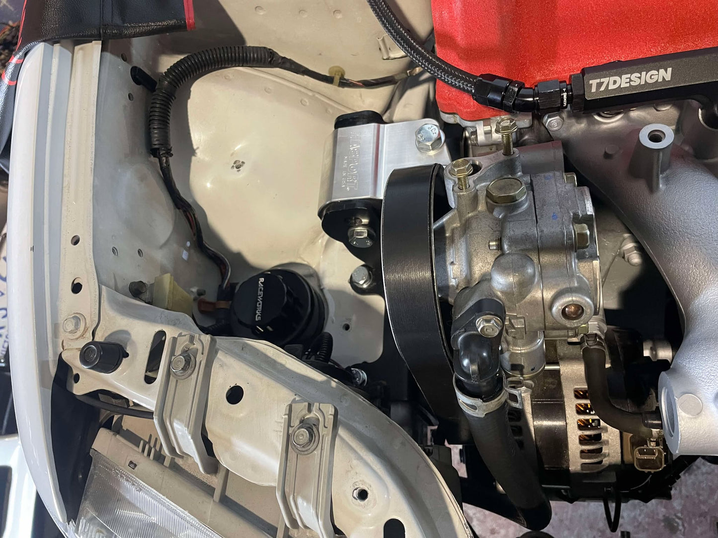 EG/EK & DC2 KSWAP -6 Braided PTFE Fuel Line and Fuel rail Kit