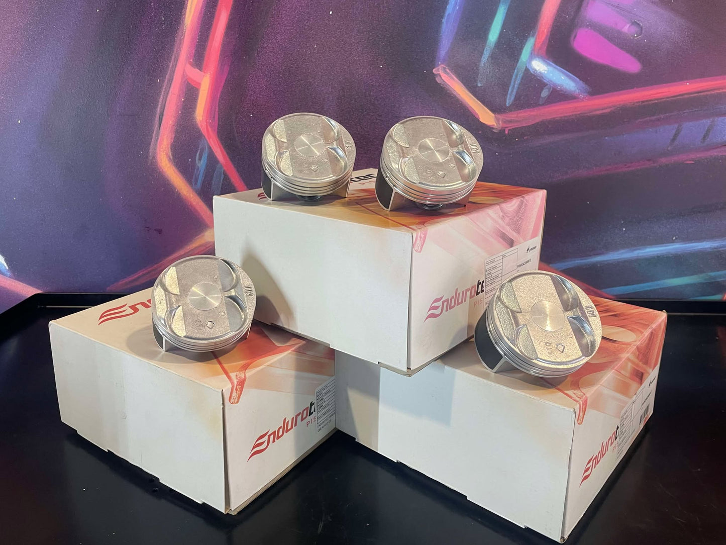 Endurotec OEM Replacement High Compression 11:1 Pistons – Honda K24A3 / K24Z3 (Standard Bore)