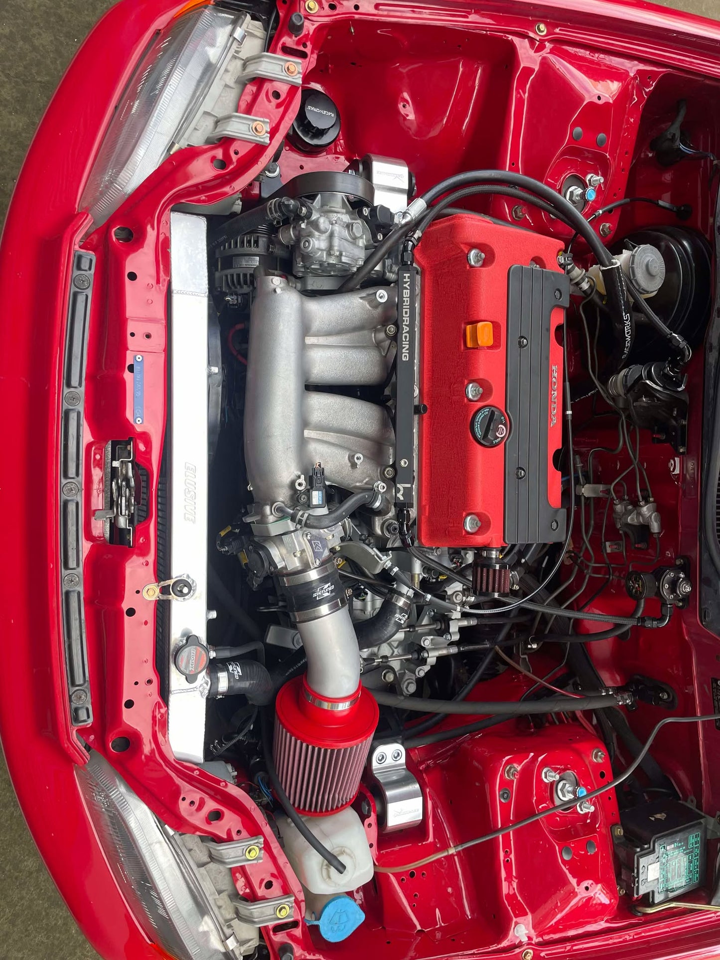 EG/EK & DC2 KSWAP -6 Braided PTFE Fuel Line and Fuel rail Kit