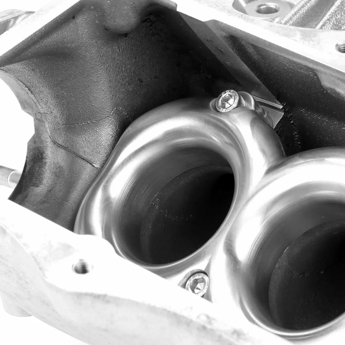T7DESIGN Honda K20Z4 RSP Inlet Manifold Velocity Stack - Raw Billet