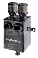 Black Aluminum Catch Can with Drain Tap (2L)