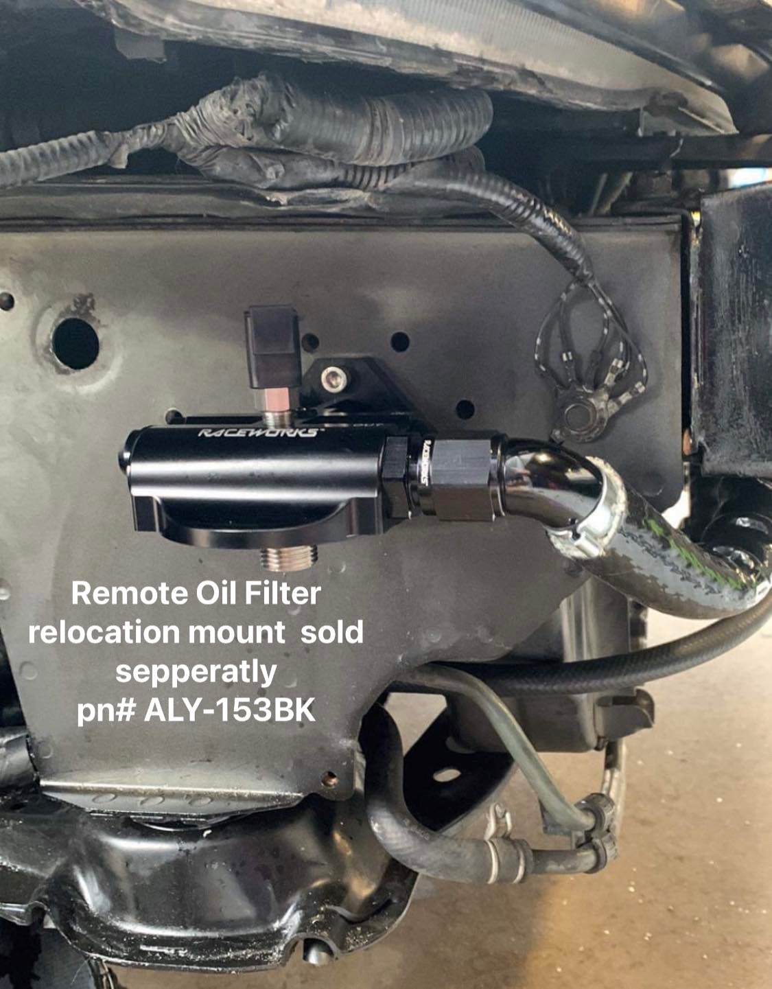 T7DESIGNS Honda K20 K24 Remote Oil Filter Take Off Plate