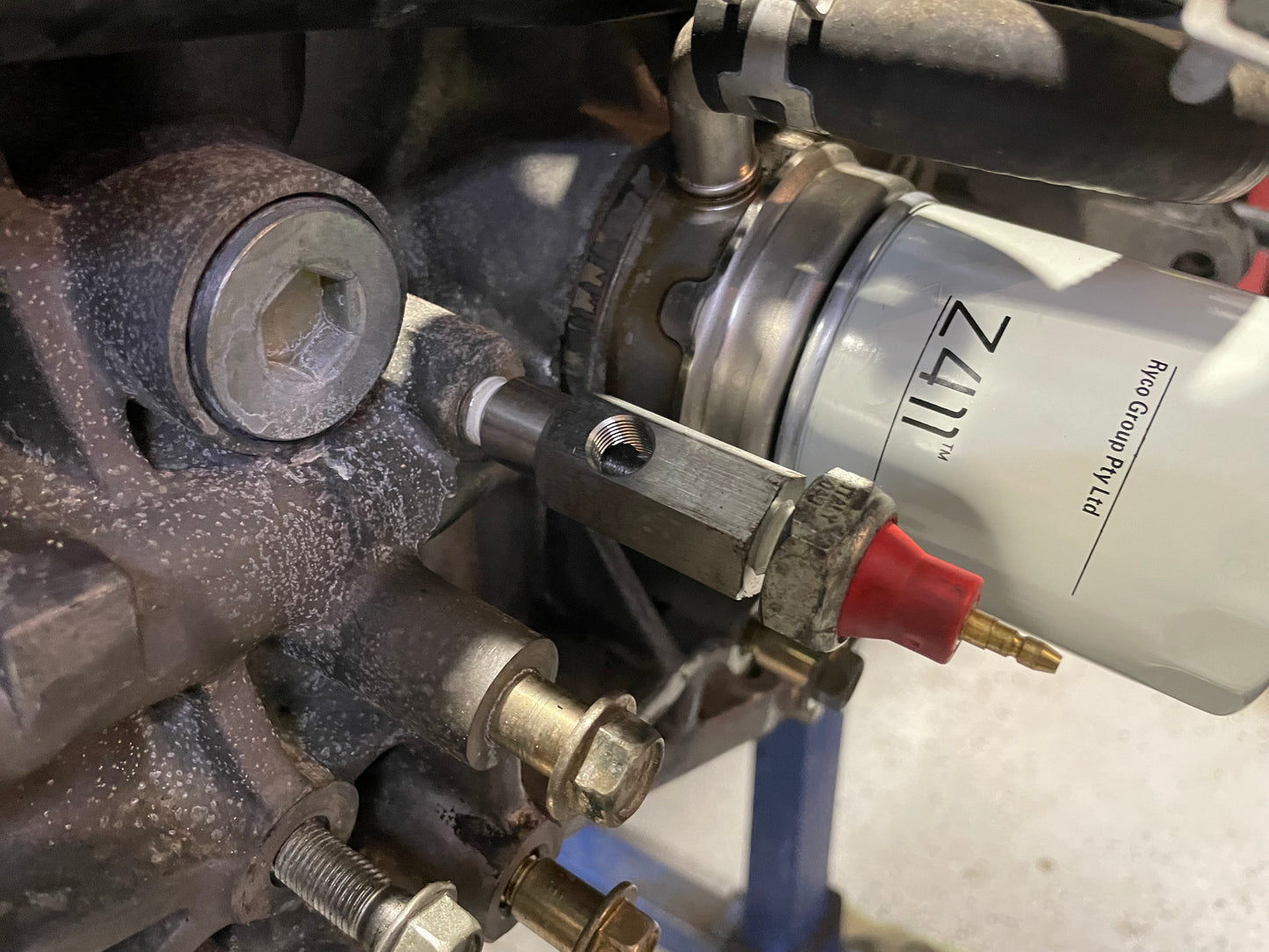 Honda Oil Feed Turbo Line Adaptor Kit