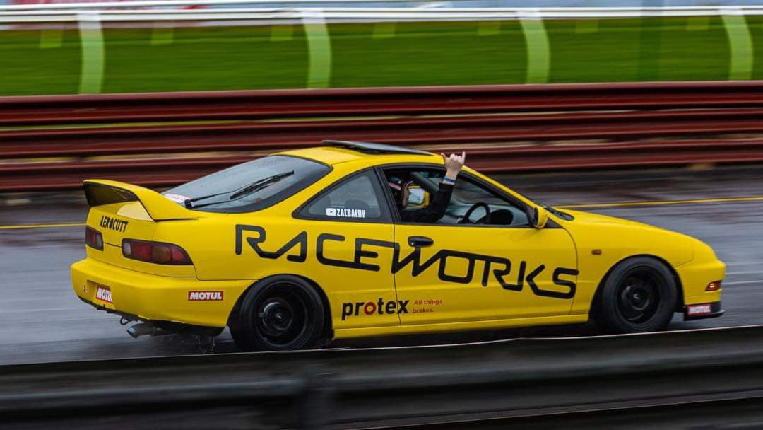 RACEWORKS 52MM ELECTRONIC WATER TEMPERATURE GAUGE KIT COLOUR CHANGEABLE