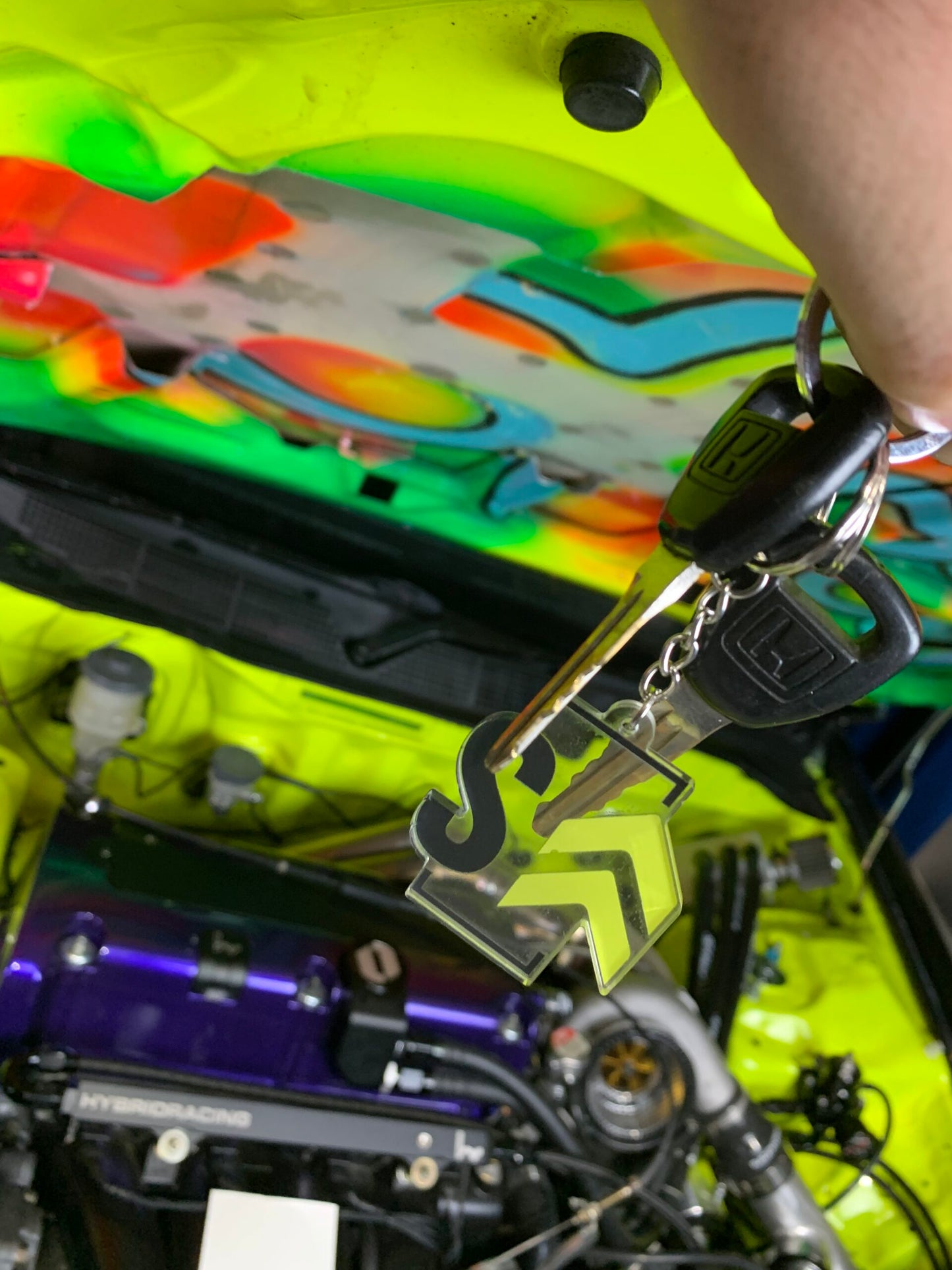 Spool Up Acrylic Key Chain
