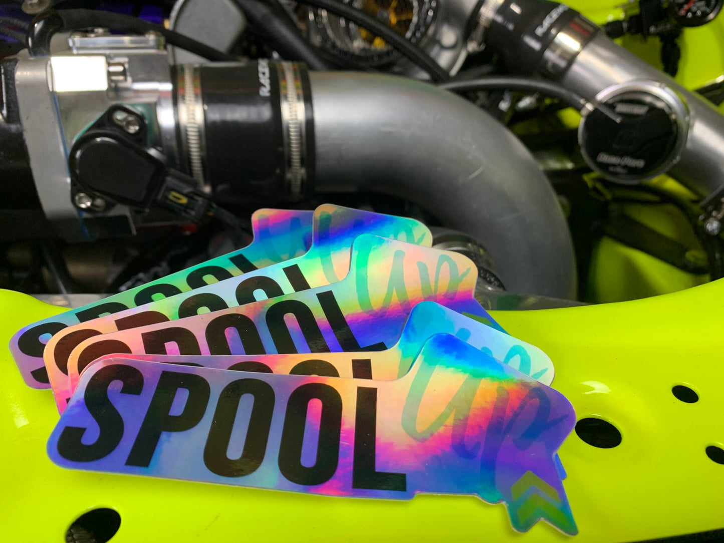 Spool Up Holographic Logo