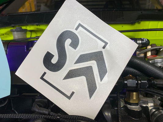 Spool Up Black S Window Decal