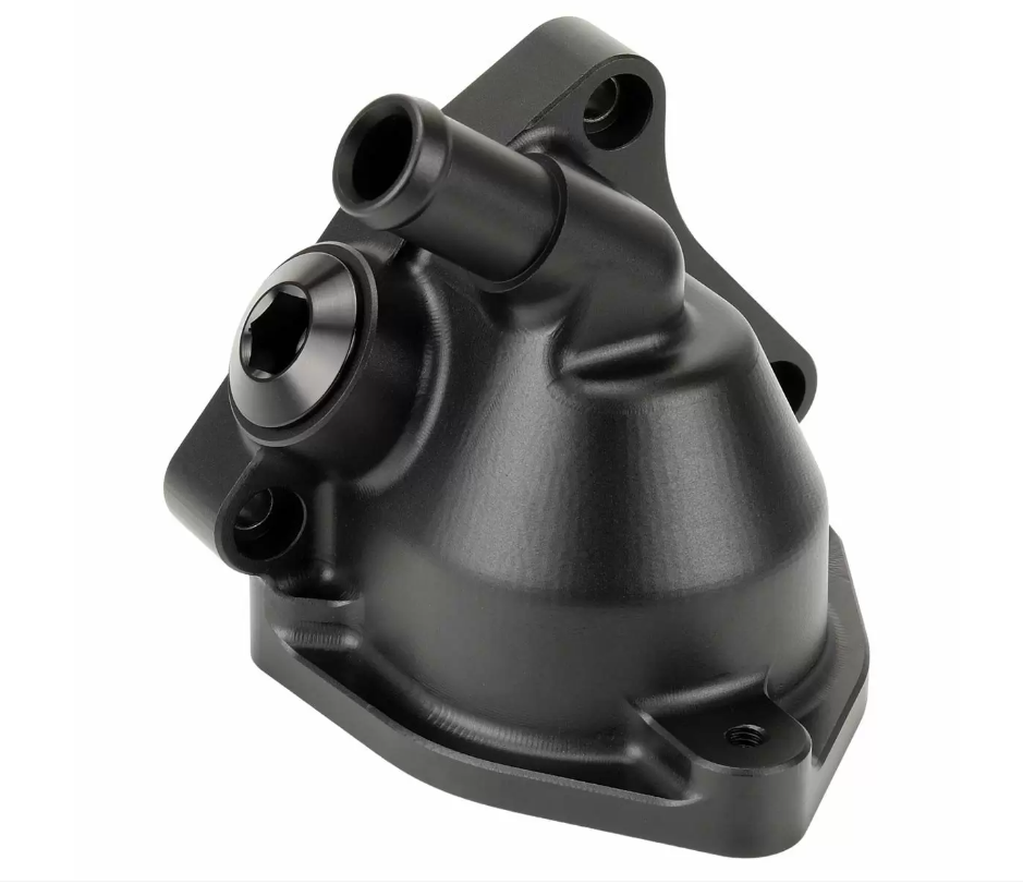 T7Design Honda K20 Billet Thermostat Housing Rear -ORB -10 VERSION