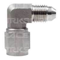 Female to Male Swivel Elbow AN-3 90 Degree SS