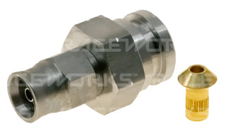 AN-3 PTFE Hose End with Female Inverted Flare 3/8"-24