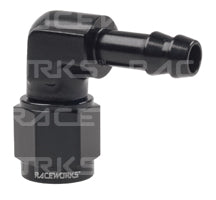 Female AN-6 to 5/16" Barb 90 Degree