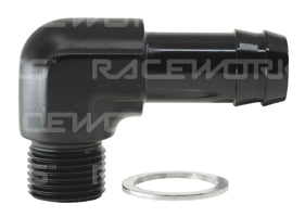 Metric Male M18x1.5 to 5/8in Barb 90deg
