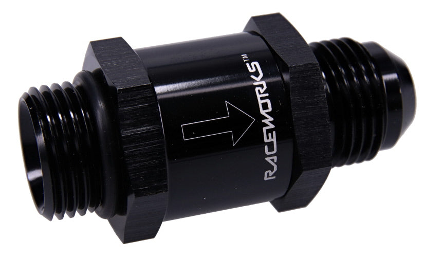 One Way Valve AN-8 Male Flare Outlet - AN-8 ORB Inlet