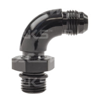 AN-4 90 Degree ORB to Male Flare Adapter