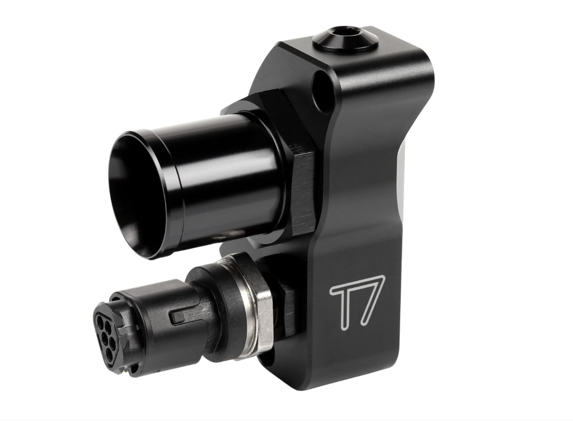 T7Design RWD K20 Water Neck Outlet (Black) - SUITS REAR WHEEL DRIVE