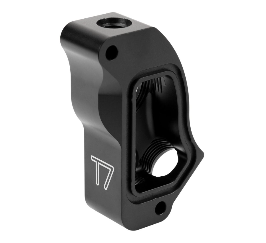 T7Design RWD K20 Water Neck Outlet (Black) - SUITS REAR WHEEL DRIVE