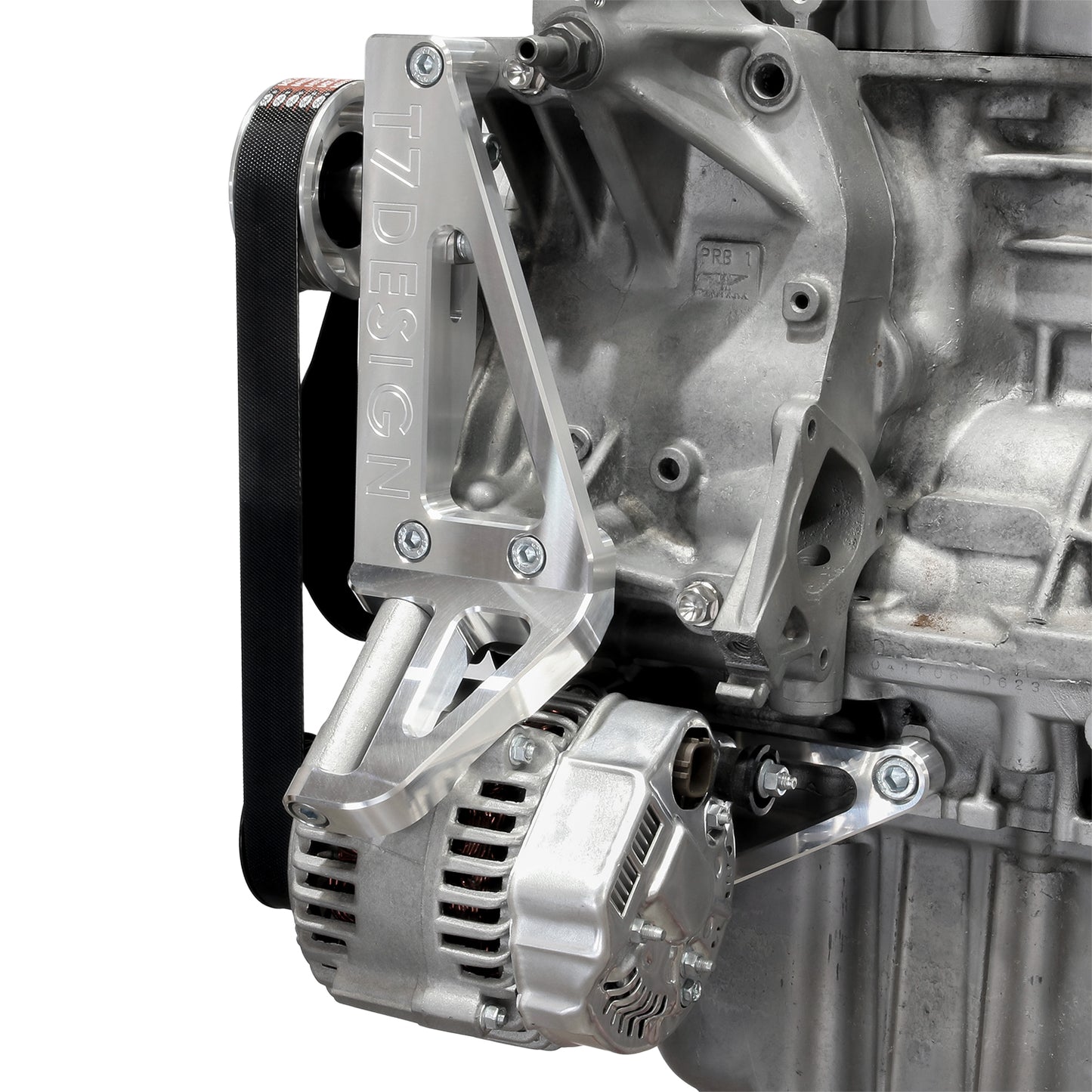 T7Design K20 K24 Alternator Relocate Kit (Raw)