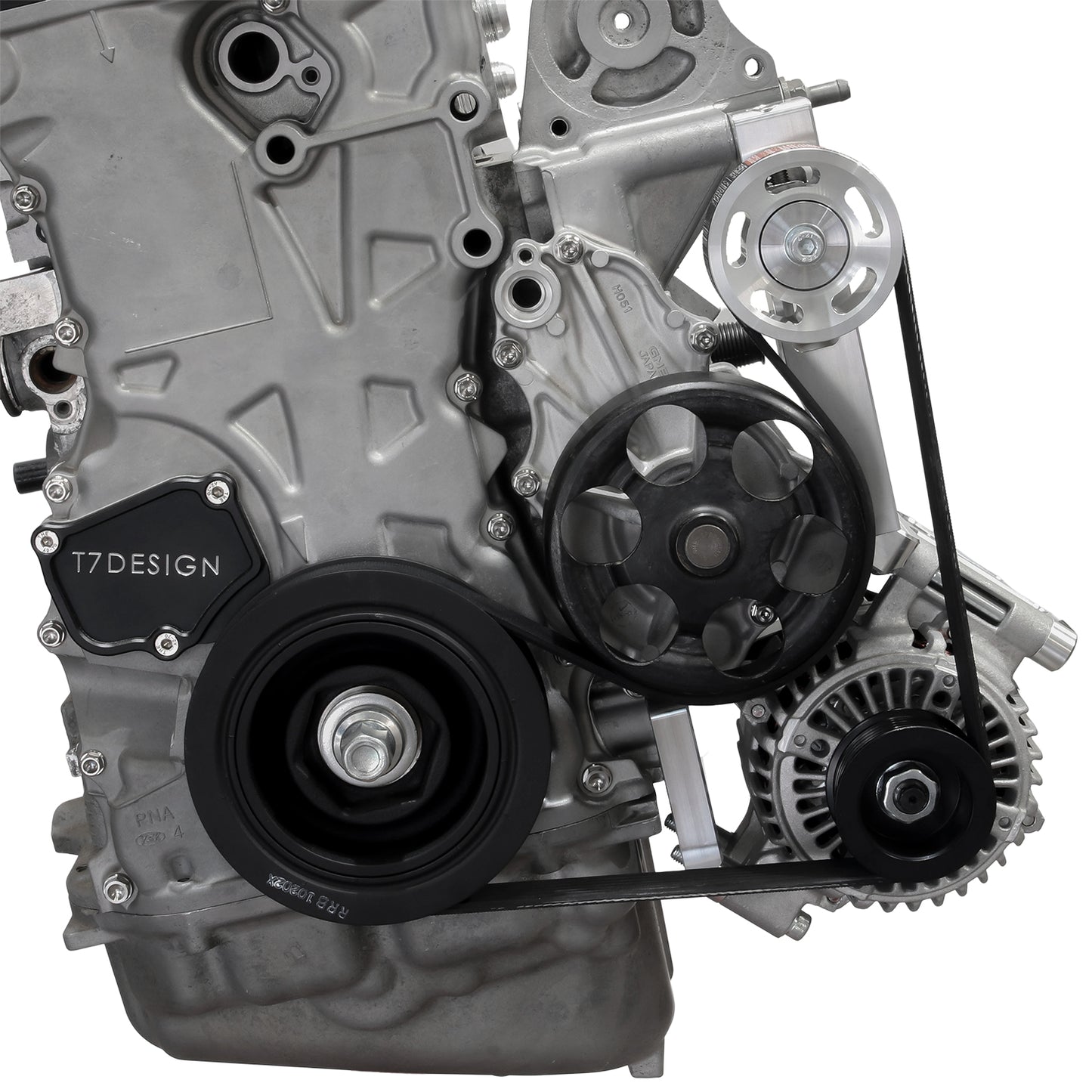 T7Design K20 K24 Alternator Relocate Kit (Raw)