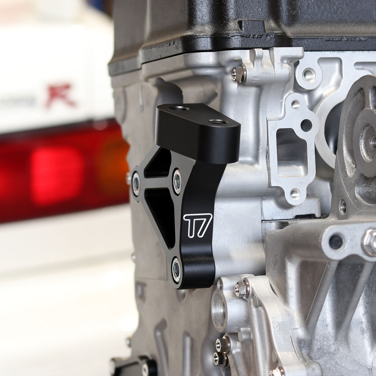 T7Design Billet Front Engine Mount (Black)