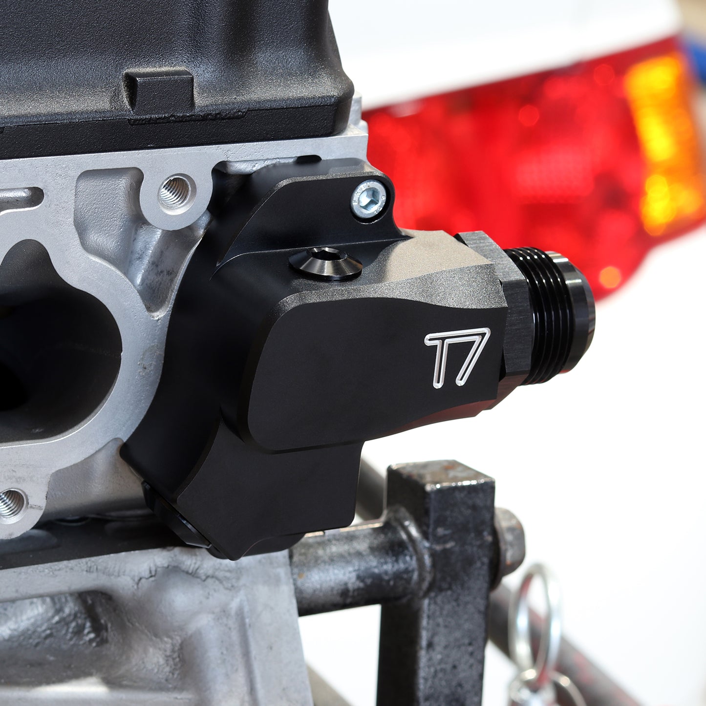 T7Design K20 FWD Water Neck Outlet (Black) SUITS FWD