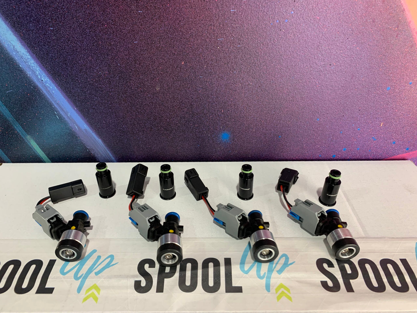 BOSCH 550cc D & B Series Injector KIT (Set Of 4) Inc Fittings & Plugs