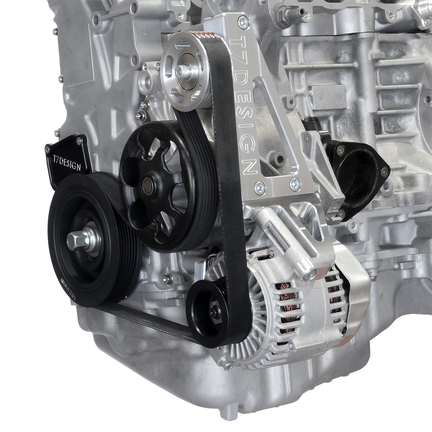 T7Design K20 K24 Alternator Relocate Kit (Raw)