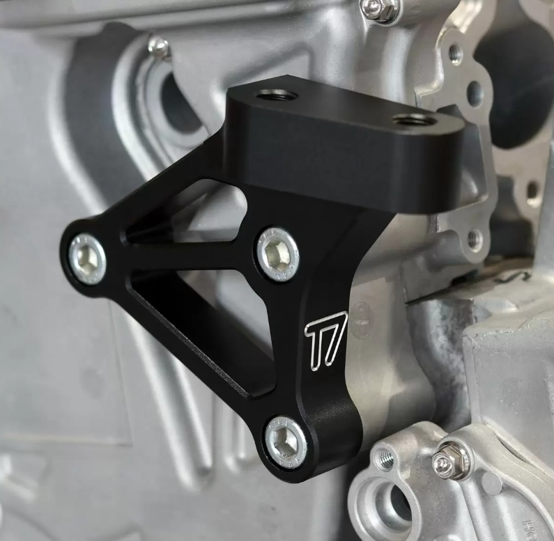 Honda K20 Front Post Mount Bracket - Black