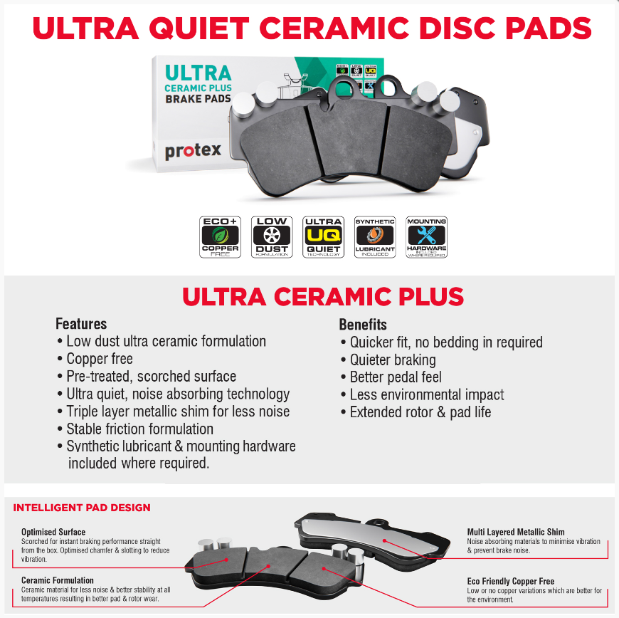 Ford AU2 / AU3 Ultra Plus Brake Pads