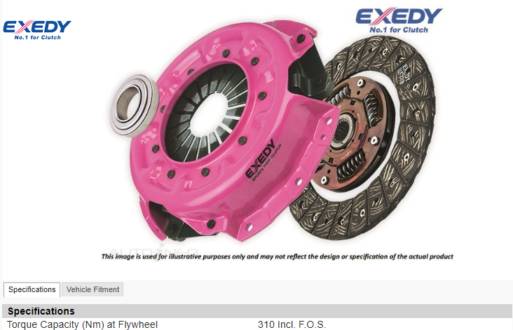 EXEDY- CL7 SPORTS ORGANIC Replacement Clutch Kit HCK-7369SO