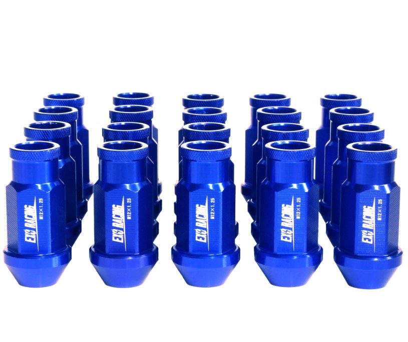 Exoracing FORGED STEEL BLUE WHEEL NUTS / LUG NUTS SET (20)