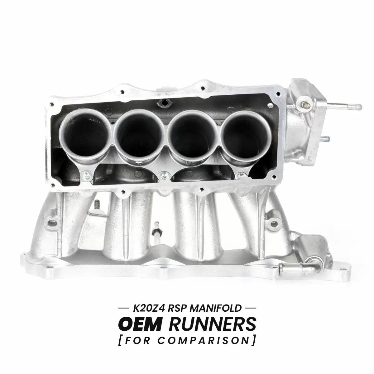 T7DESIGN Honda K20Z4 RSP Inlet Manifold Velocity Stack - Raw Billet