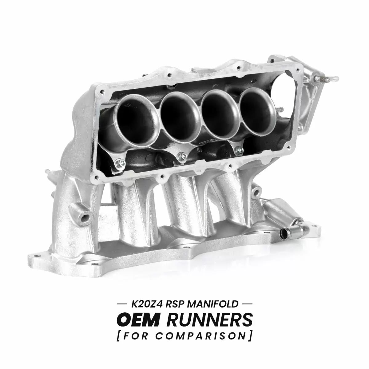 T7DESIGN Honda K20Z4 RSP Inlet Manifold Velocity Stack - Raw Billet