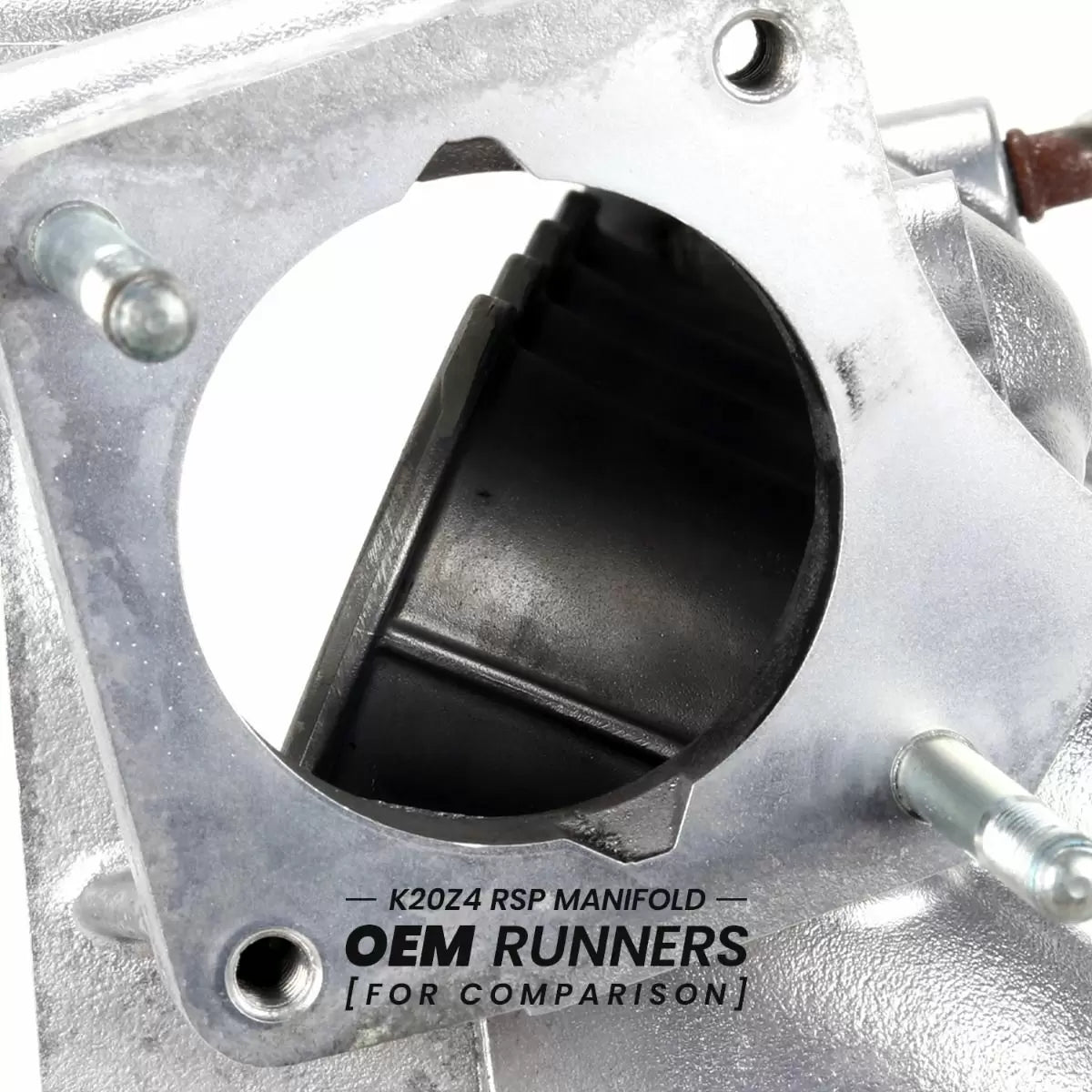 T7DESIGN Honda K20Z4 RSP Inlet Manifold Velocity Stack - Raw Billet