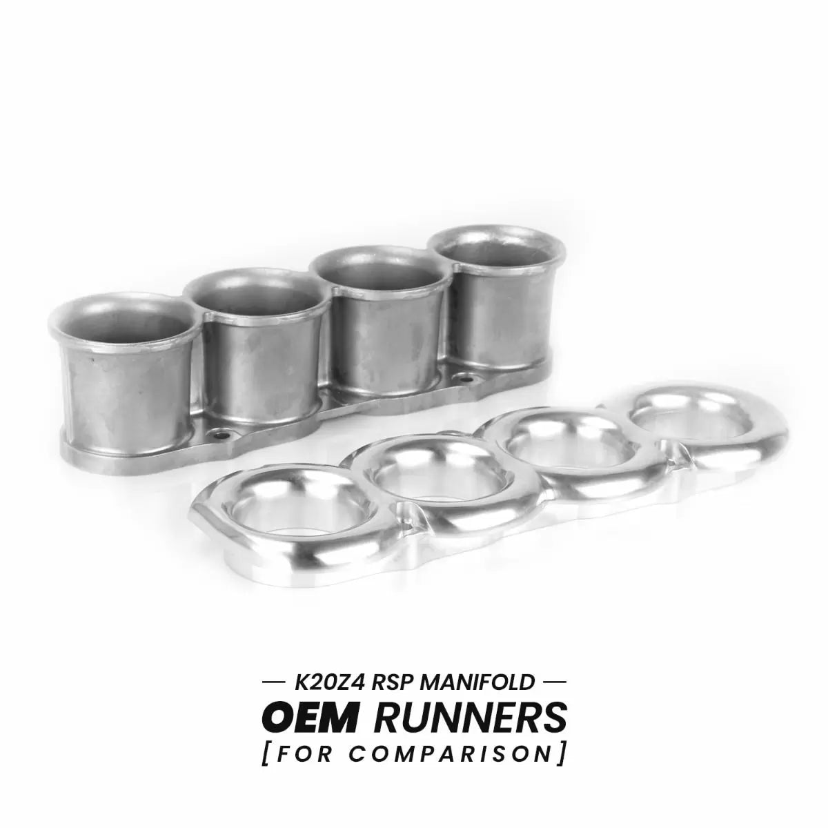T7DESIGN Honda K20Z4 RSP Inlet Manifold Velocity Stack - Raw Billet