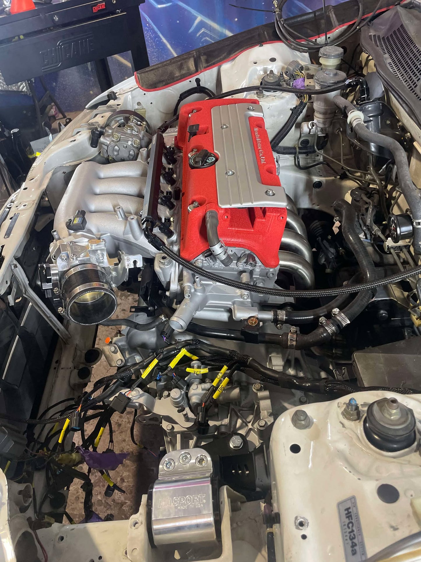 EG/EK & DC2 KSWAP -6 Braided PTFE Fuel Line and Fuel rail Kit