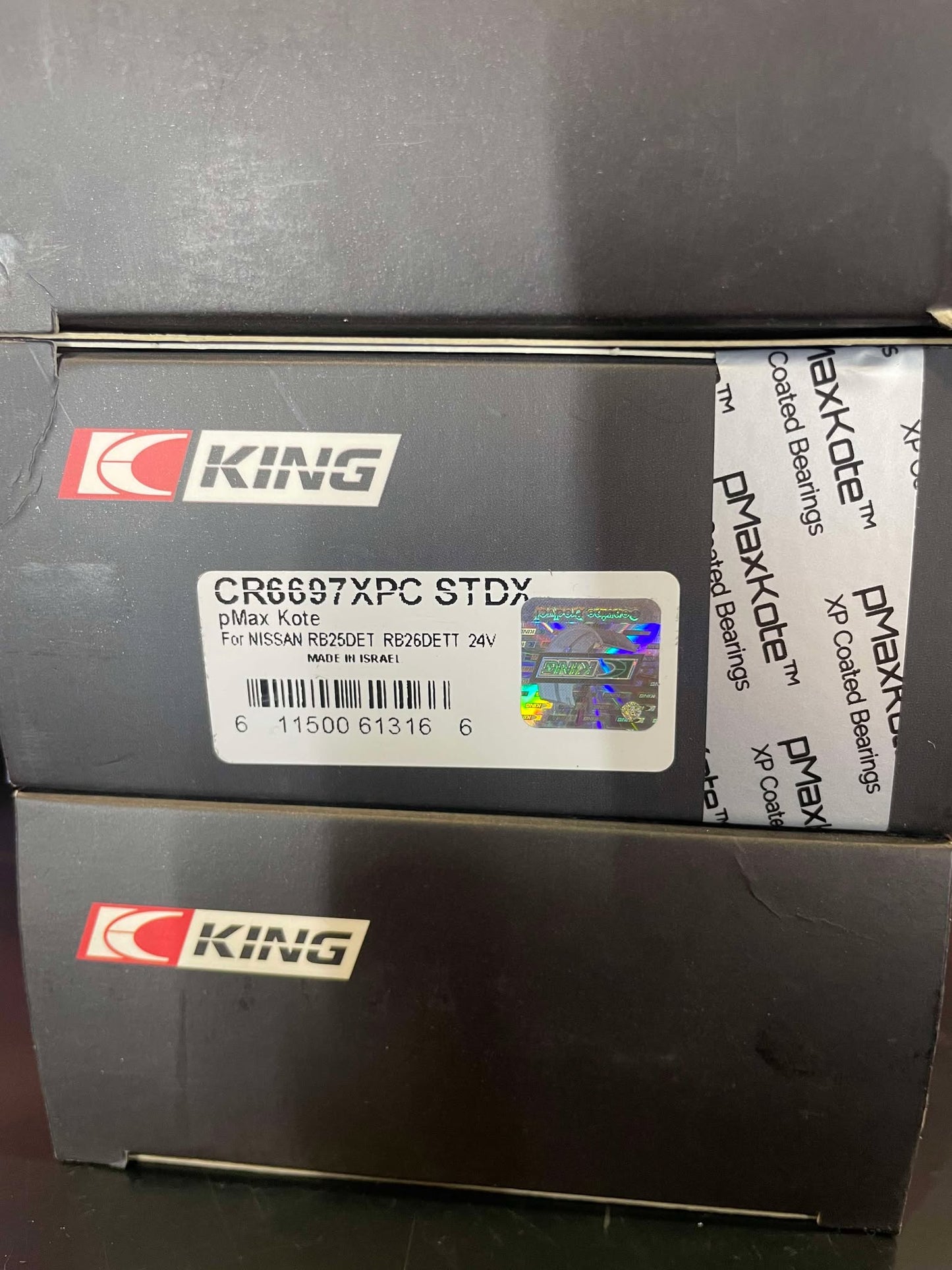 King Racing CR6697XPC STD size Xtreme Performance pMaxKote Conrod Bearings to suit Nissan RB25/RB26