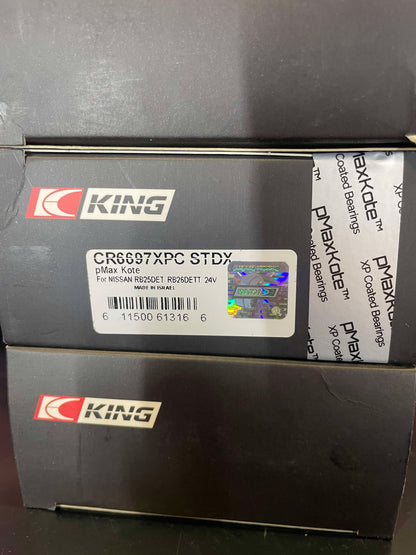 King Racing CR6697XPC STD size Xtreme Performance pMaxKote Conrod Bearings to suit Nissan RB25/RB26