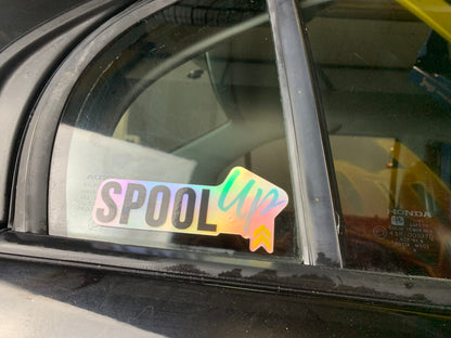 Spool Up Holographic Logo