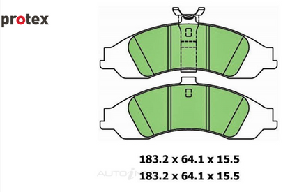 VT-VZ Protex ULTRA PLUS Front Brake pads (PAIR)