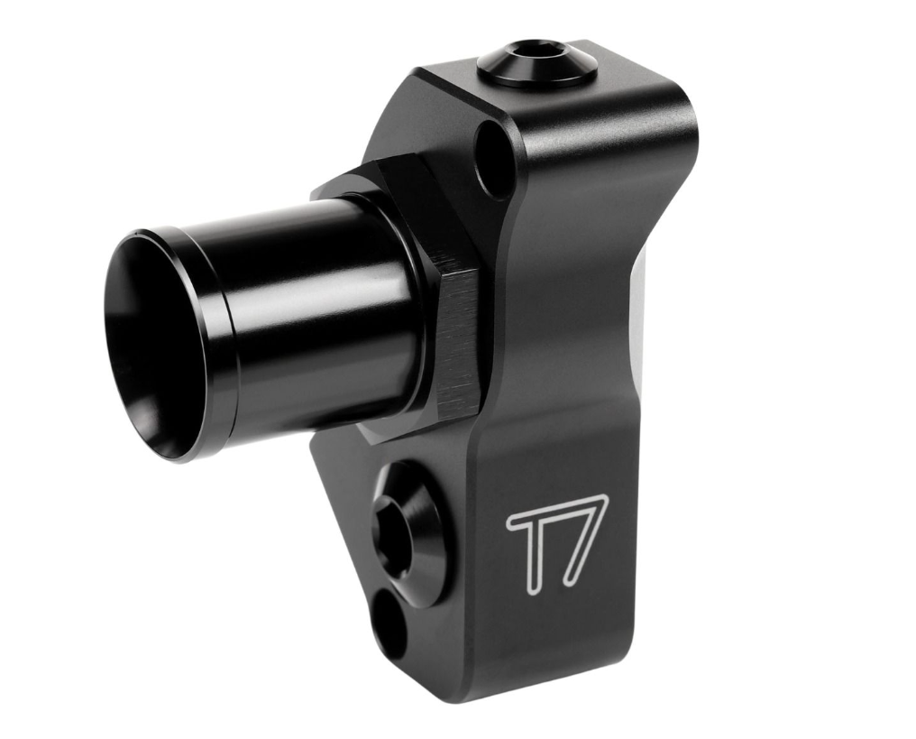 T7Design RWD K20 Water Neck Outlet (Black) - SUITS REAR WHEEL DRIVE
