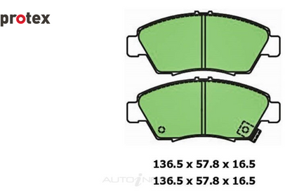 Ultra Plus Performance Brake Pads To Suit Ek 262mm Front Rotors ( With ABS)