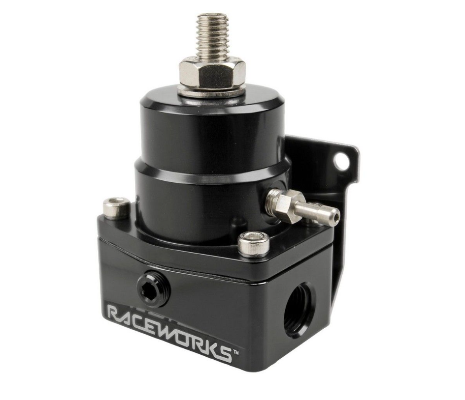 RACEWORKS -10AN Rising Rate Fuel Pressure Regulator 1:1 Ratio E85 Safe ...