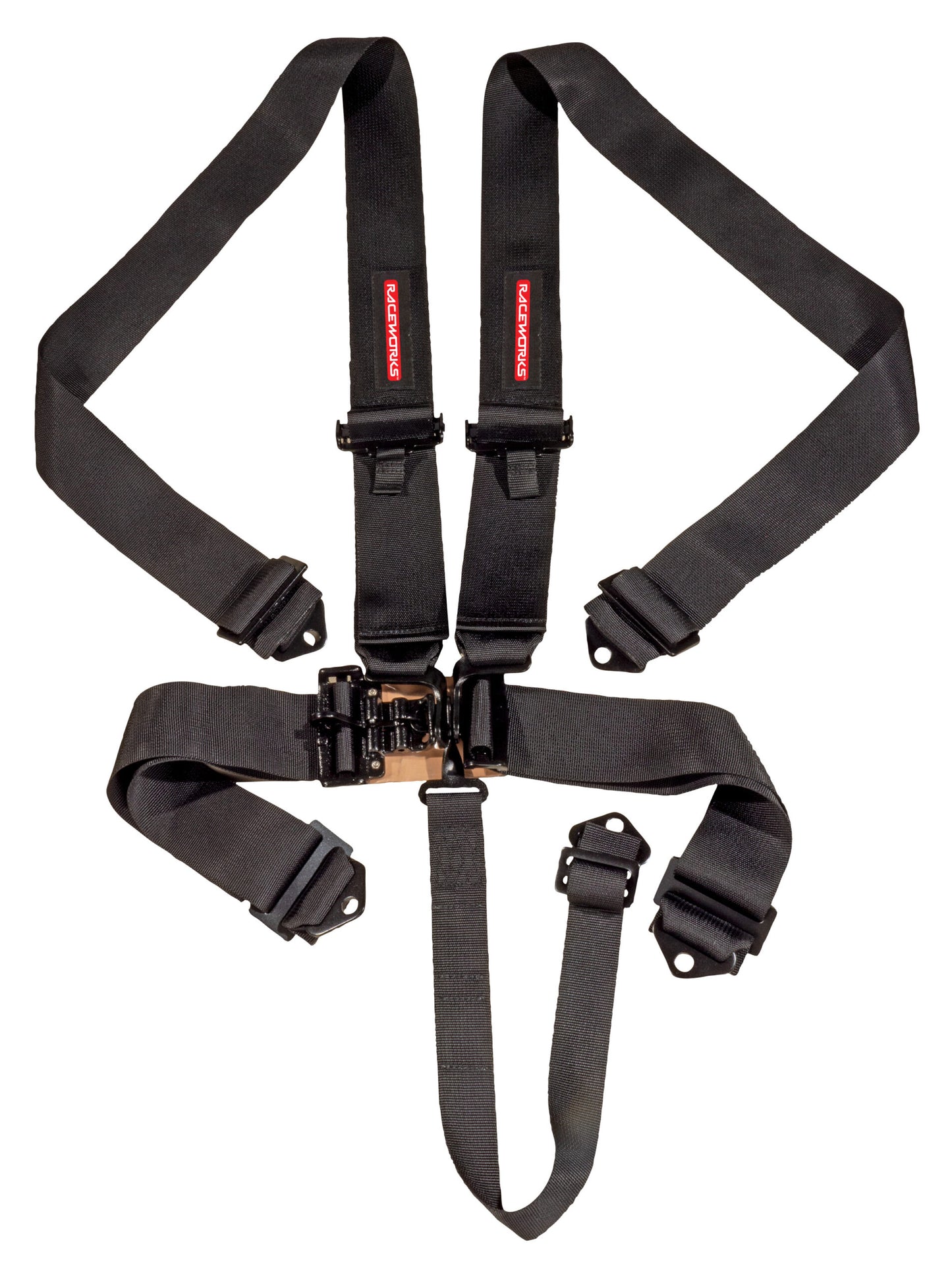 Black 5-Point Latch & Link Harness (SFI Approved, 3" Belts, BIE)