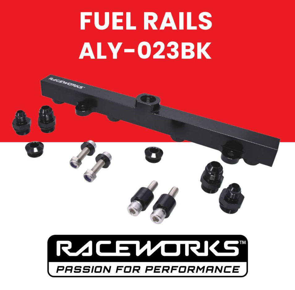 Raceworks K20 / K24 Billet Alloy Fuel Rail