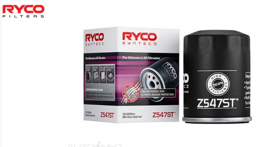 RYCO Z547ST Fits All K Series Engines 6 Pack Ryco Oil filters